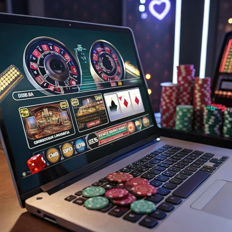 Tampilan antarmuka permainan slot online zonawin777 dengan tema warna-warni dan grafis modern